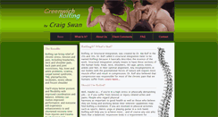 Desktop Screenshot of greenwichrolfing.com